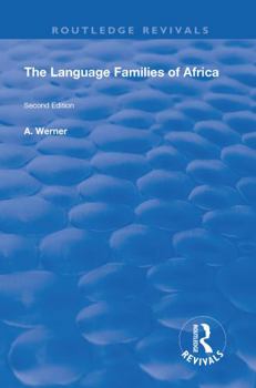 Paperback The Language Families of Africa: Second Edition Book