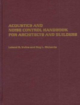 Hardcover Acoustics and Noise Control Handbook for Architects and Builders Book
