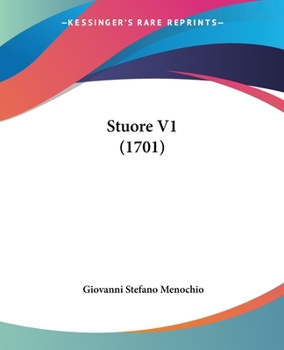 Paperback Stuore V1 (1701) [Italian] Book