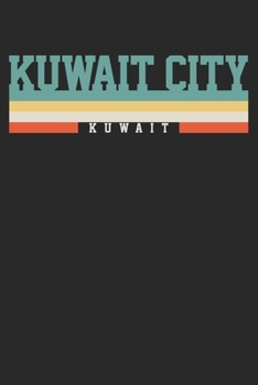 Paperback Notebook: Kuwait City Ruled 6x9 120 Pages Book