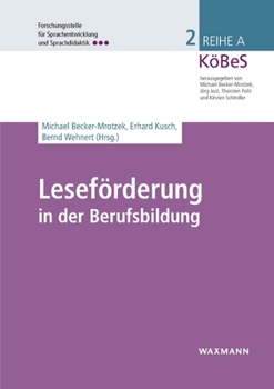 Paperback Leseförderung in der Berufsbildung [German] Book