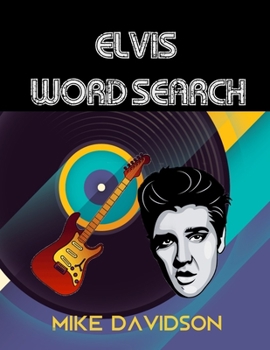 Paperback Elvis Word Search: Elvis Word Search Puzzle Books for Adults [Large Print] Book