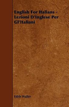 Paperback English for Italians - Lezioni D'Inglese Per Gl'italiani Book