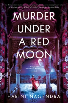 Hardcover Murder Under a Red Moon: A 1920s Bangalore Mystery Book