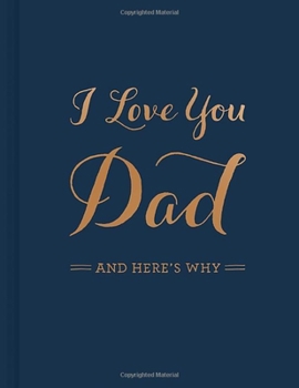 Hardcover I Love You Dad Book