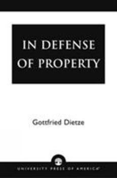 Paperback In Defense of Property Book