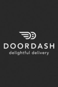 Paperback DoorDash delightful Delivery: DoorDash Dasher Retro Delivery Driver Courier Casual Journal/Notebook Blank Lined Ruled 6x9 100 Pages Book