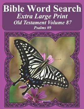 Paperback Bible Word Search Extra Large Print Old Testament Volume 87: Psalms #9 Book