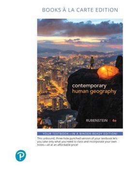 Loose Leaf Contemporary Human Geography, Books a la Carte Plus Mastering Geography with Pearson Etext -- Access Card Package [With eBook] Book