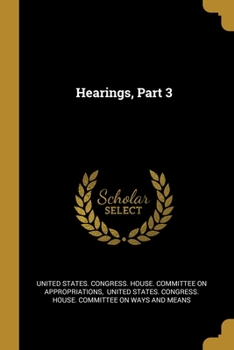 Paperback Hearings, Part 3 Book
