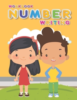 Paperback Number Writing: Handwriting Practice Book For Kids Writing Page and Coloring Book: Numbers 1-10: For Preschool, Kindergarten, and Kids Book