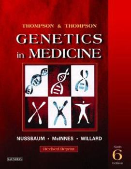 Hardcover Thompson & Thompson Genetics in Medicine, Revised Reprint Book