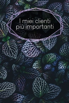 I miei clienti più importanti: taccuino da compilare | inserimento degli appuntamenti dei clienti | riepilogo, To Do, info clienti | 120 pagine | A5 | motivo: Fogli (Italian Edition)