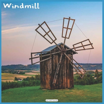 Paperback Windmill 2021 Wall Calendar: Official Windmill 18 months 2021 Wall Calendar Book