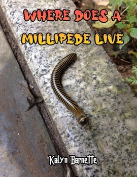 Paperback Where Does a Millipede Live: MILLIPEDE fact for girl age 1-10 MILLIPEDE fact for boy age 1-10 facts about all about MILLIPEDE Book