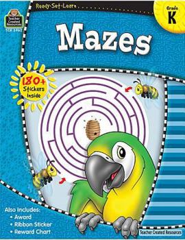 Paperback Ready-Set-Learn: Mazes Grd K Book