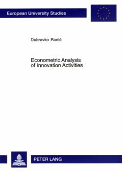 Paperback Econometric Analysis of Innovation Activities Book