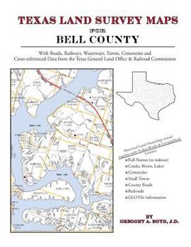 Paperback Texas Land Survey Maps for Bell County Book