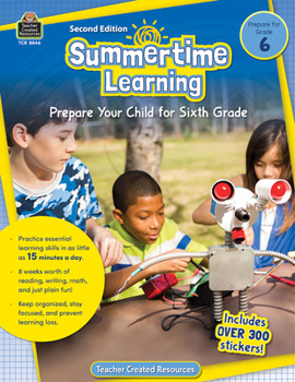 Paperback Summertime Learning, Second Edition (Prep. for Gr. 6) Book