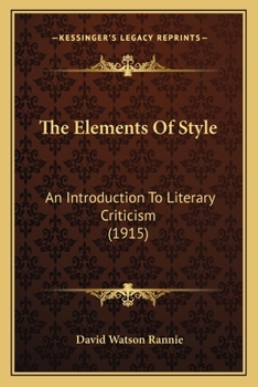 The Elements Of Style