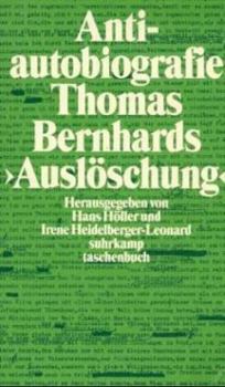 Paperback Antiautobiografie: Zu Thomas Bernhards "Auslo¨schung" (Suhrkamp Taschenbuch) (German Edition) [German] Book