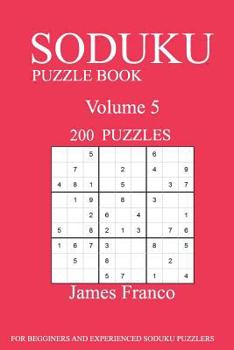 Paperback Sudoku Puzzle Book: 200 Puzzles-volume 5 Book