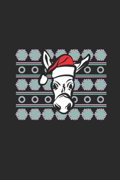 Ugly Christmas Donkey: Dotted Bullet Notebook (6" x 9" - 120 pages) ~ Christmas Themed Notebook for Daily Journal, Diary, and Gift