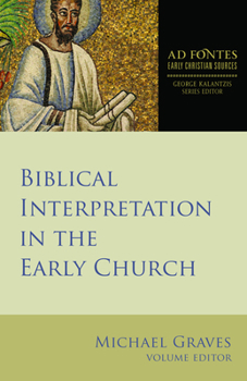 Paperback Biblical Interpretation in the Early Church Book