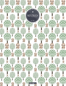 ZMUDACE Notizbuch Punktraster: in DIN A4 Softcover ZP173 Kinder Baum Natur 156 leere gepunktete Seiten mit pers�nlichem Register + Seitenzahlen Zeichenbuch, Skizzenbuch, Dot Grid Notebook, Malbuch, No