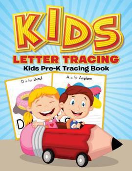 Paperback Kids Letter Tracing: Kids Pre-K Tracing Book