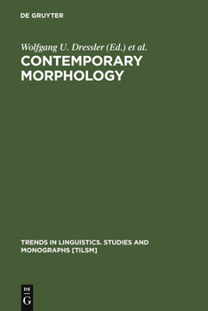 Hardcover Contemporary Morphology Book