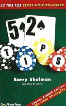 Paperback 52 Tips for Texas Hold 'em Poker Book