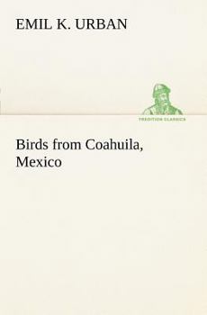 Paperback Birds from Coahuila, Mexico Book
