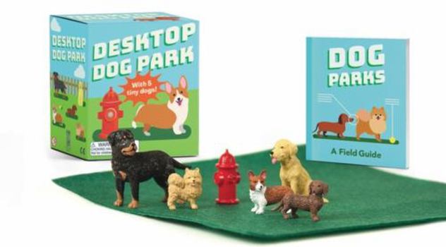 Paperback Desktop Dog Park [With Mini Book] Book