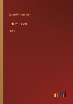 Paperback Pahlavi Texts: Part V Book