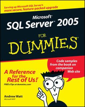 Paperback Microsoft SQL Server 2005 for Dummies Book