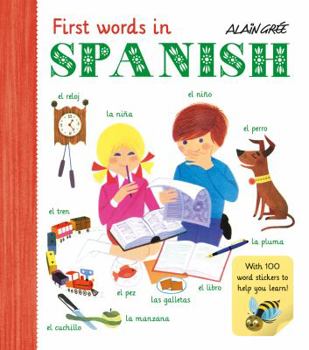 Paperback First Words in Spanish Book