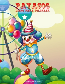 Paperback Payasos libro para colorear 1 [Spanish] Book