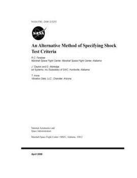 Paperback An Alternative Method Of Specifying Shock Test Criteria Book