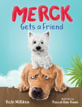 Paperback Merck Gets a Friend: A Children's Book about Friendship and Sharing Book