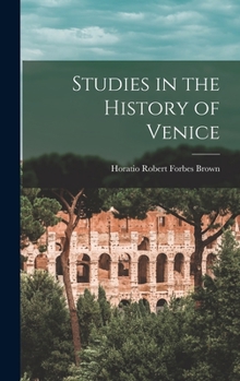 Hardcover Studies in the History of Venice Book