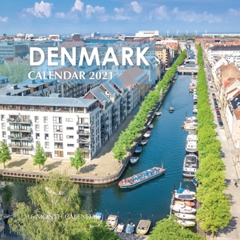 Paperback Denmark Calendar 2021: 16 Month Calendar Book