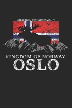 Paperback Wikstroem - Notes: Kingdom of Norway Oslo used look - Notebook 6x9 dot grid Book