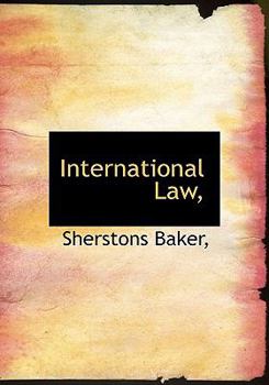 Hardcover International Law, Book