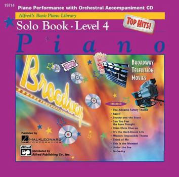 Audio CD Alfred's Basic Piano Library Top Hits! Solo Book CD, Bk 4 Book