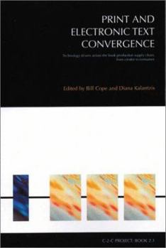 Paperback Print and Electronic Text Convergence Book