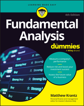 Paperback Fundamental Analysis for Dummies Book