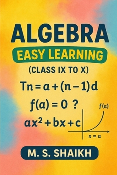 Paperback Algebra Easy Learning (Class IX to X ) Book