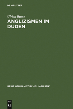 Hardcover Anglizismen im Duden [German] Book