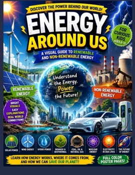 Energy Around Us A Visual Guide to Renewable and Non-Renewable Energy: A Visual Guide to Renewable and Non-Renewable Energy, Bright Visuals to Learn Energy the Easy Way poster book